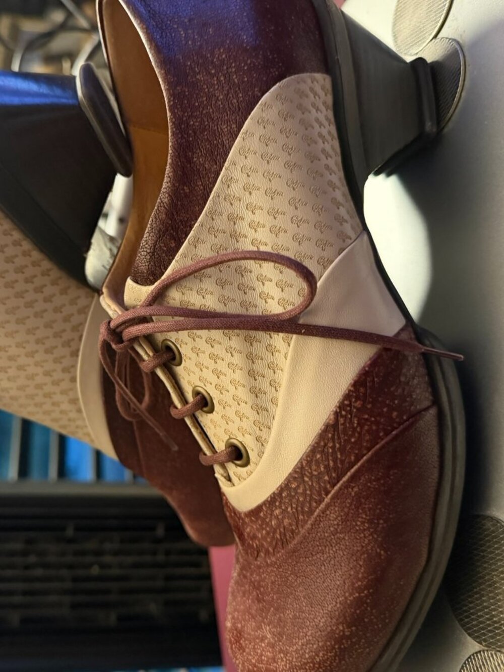 John Fluevog Hopes Promise Brown/Cream